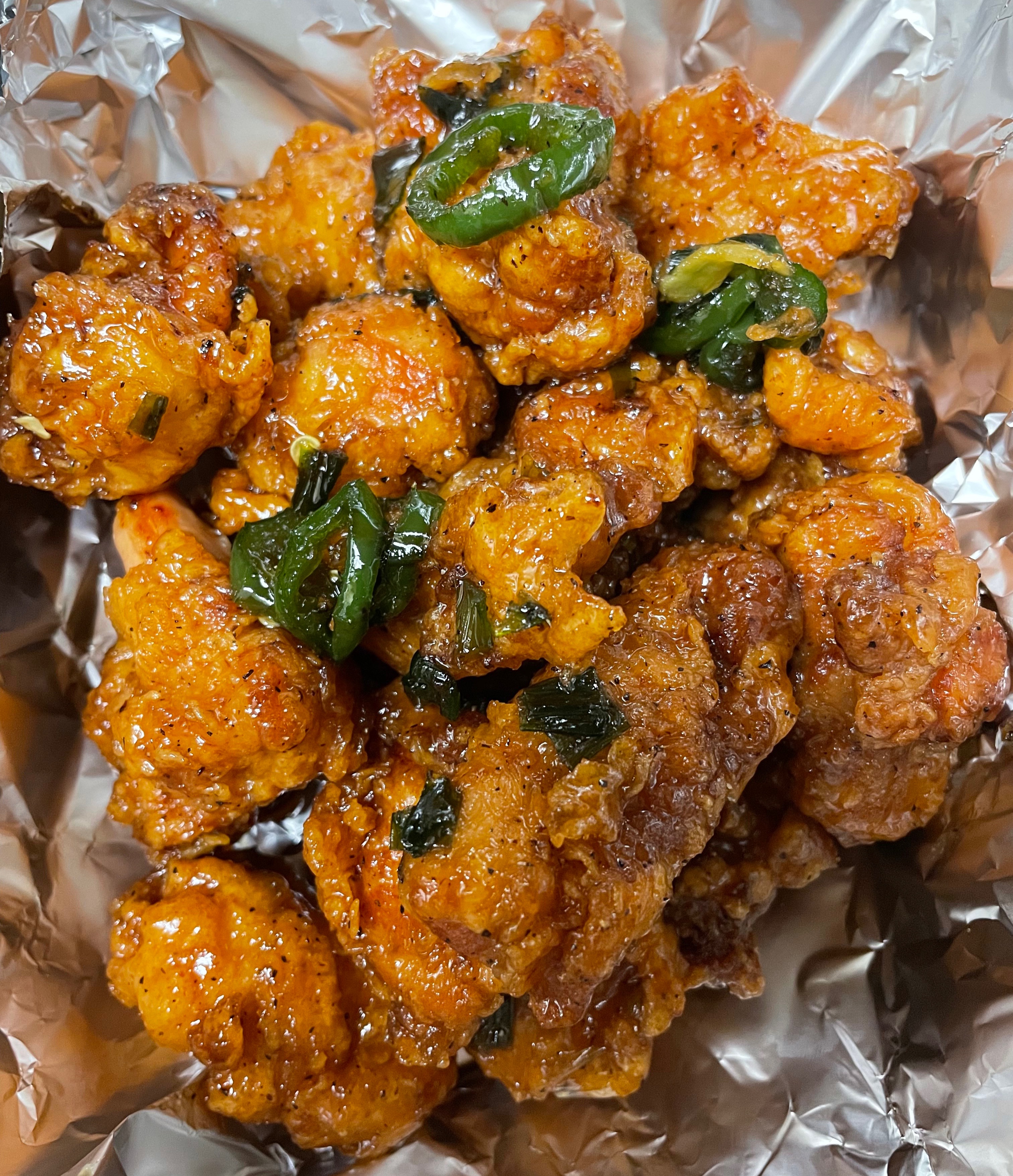 Order Sweet and Sour Chicken (dak gangjeong) food online from JP Gold Catering store, Las Vegas on bringmethat.com