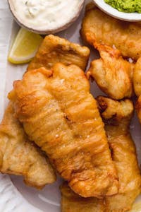 Order Hand Battered Fish & Chips food online from Halligan's Public House store, Stony Point on bringmethat.com