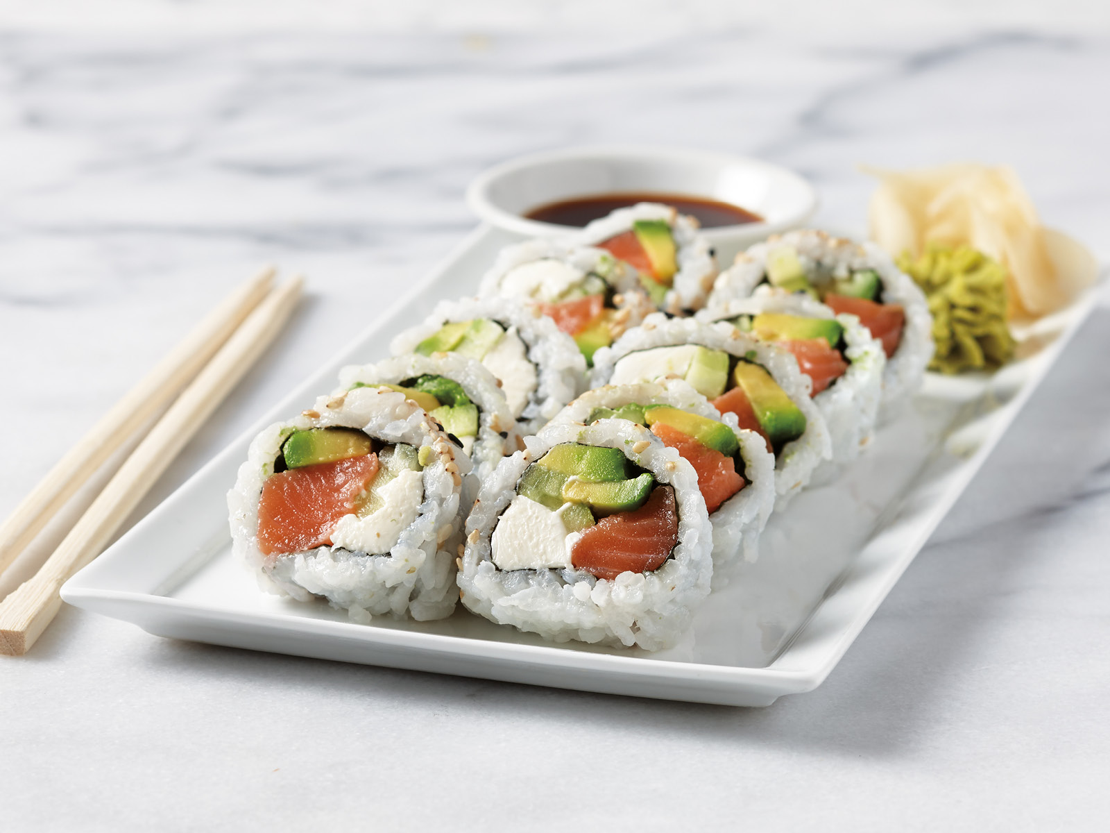 Order Philadelphia Roll food online from Hy-Vee Mealtime store, Des Moines on bringmethat.com