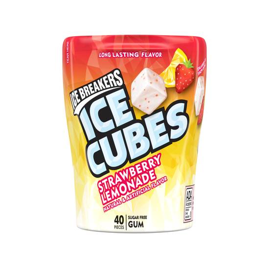 Order Ice Breaker Ice Breaker Ice Cubes Gum Strawberry Lemonade (3.4 oz) food online from Rite Aid store, Yamhill County on bringmethat.com