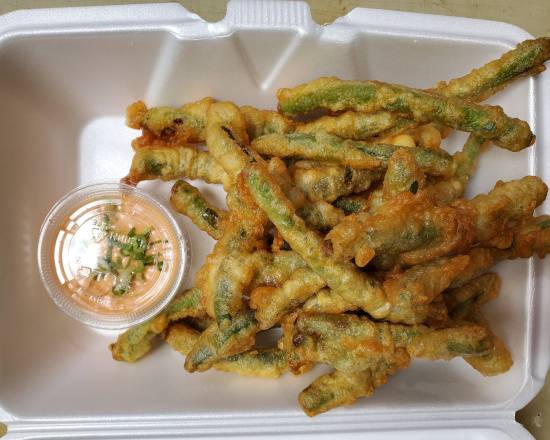 Order Deep Fried Green Beans food online from Wassabi Off The Hook store, Fresno on bringmethat.com