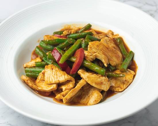 Order Pad Prik King - Thai Red Curry Stir Fry (Tray) food online from Thai Curry store, Arlington on bringmethat.com