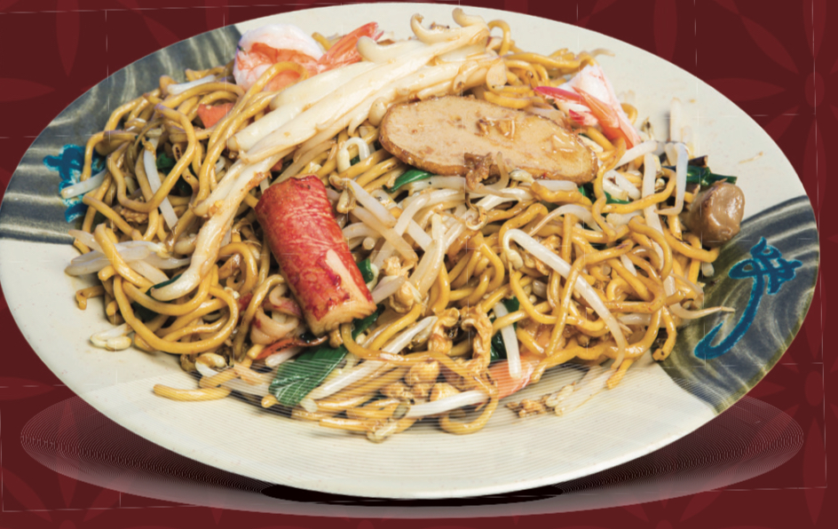 Order 61. Stir-Fried Seafood Chow Mein food online from Kim Chuy Restaurant store, Los Angeles on bringmethat.com