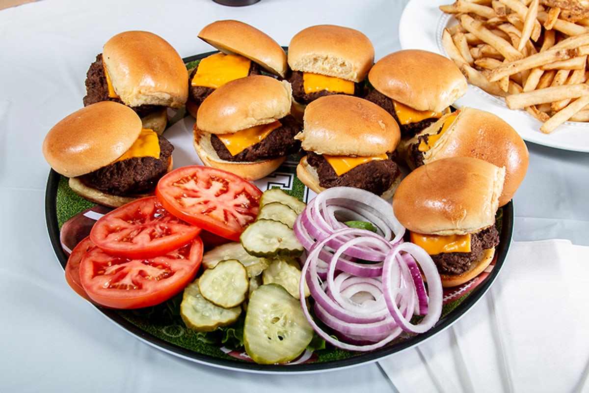Order Cheeseburger Sliders & Fries food online from Black Bear Diner store, Redding on bringmethat.com