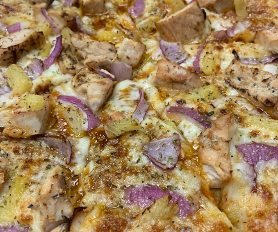 Order Krazy Hawaiian Pizza food online from Krazy Karl's Pizza and Sport Bar store, Fort Collins on bringmethat.com