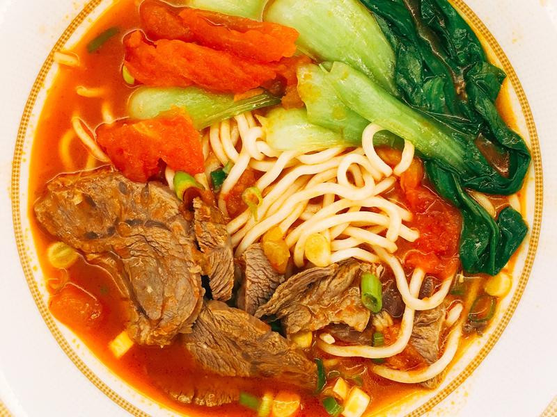 Order Beef and Tomato Noodle Soup番茄牛肉面 food online from Frice store, Chino Hills on bringmethat.com