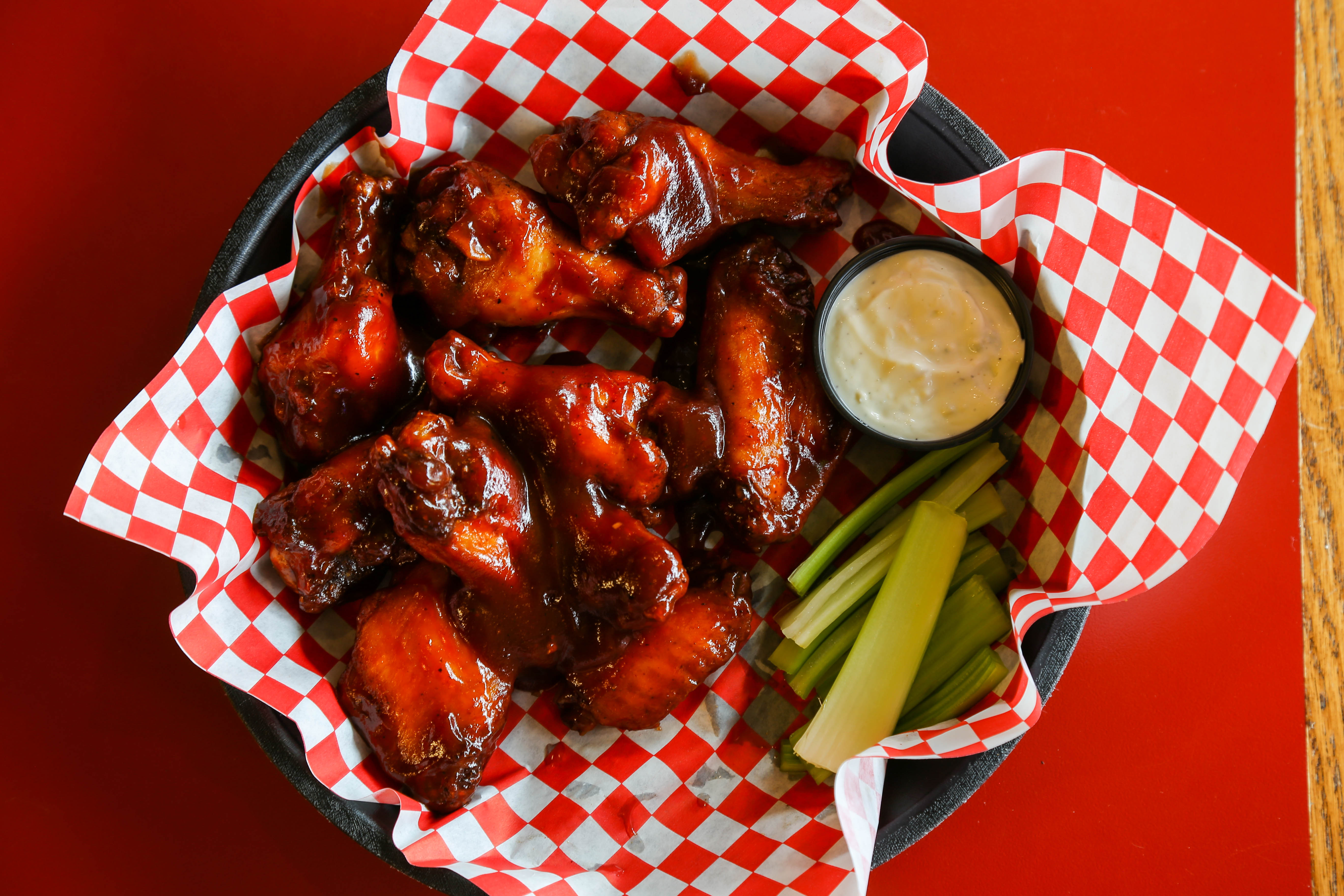 Order 5 Smoked Wings food online from O'callaghan Pub store, Rochester on bringmethat.com