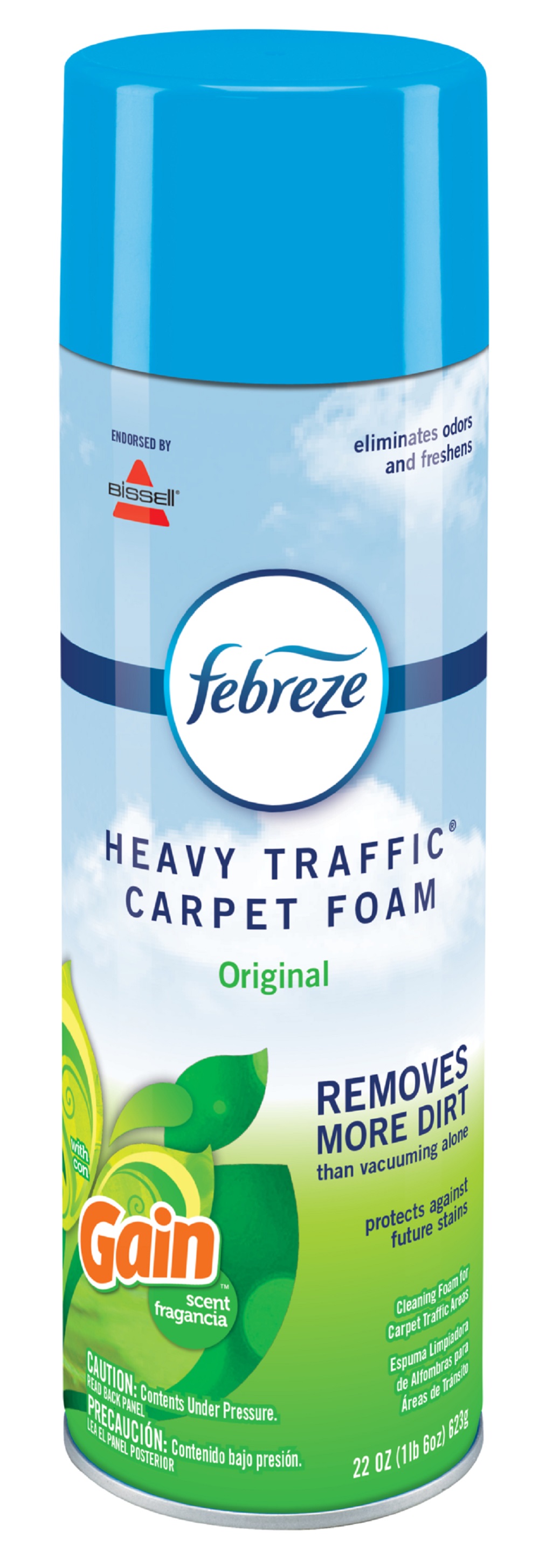 Order Febreze with Gain Original Heavy Traffic Carpet Foam - 22 oz food online from Rite Aid store, Cathedral City on bringmethat.com