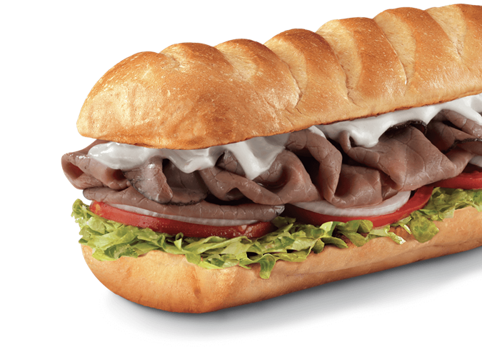Order Roast Beef Sub food online from New York Pizza Co store, Riverside on bringmethat.com