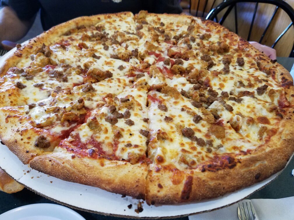 Order Meat Lovers Pizza food online from Mancinos Pizza and Grinders of Taylor store, Taylor on bringmethat.com