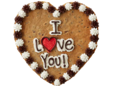 Order I Love You! - HV2002 food online from Cookie Co store, Longview on bringmethat.com