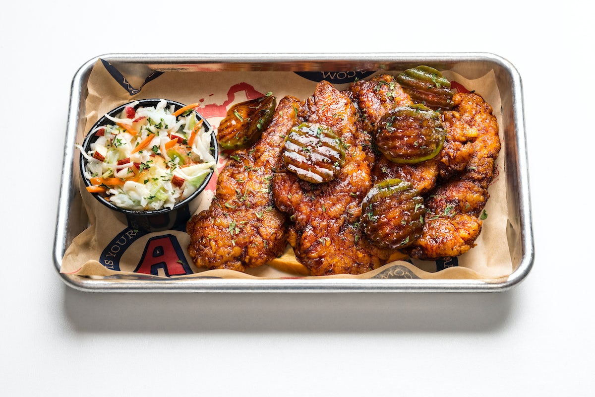 Order Nashville Hot Chicken Tenders food online from Arooga's Route 124 store, York on bringmethat.com
