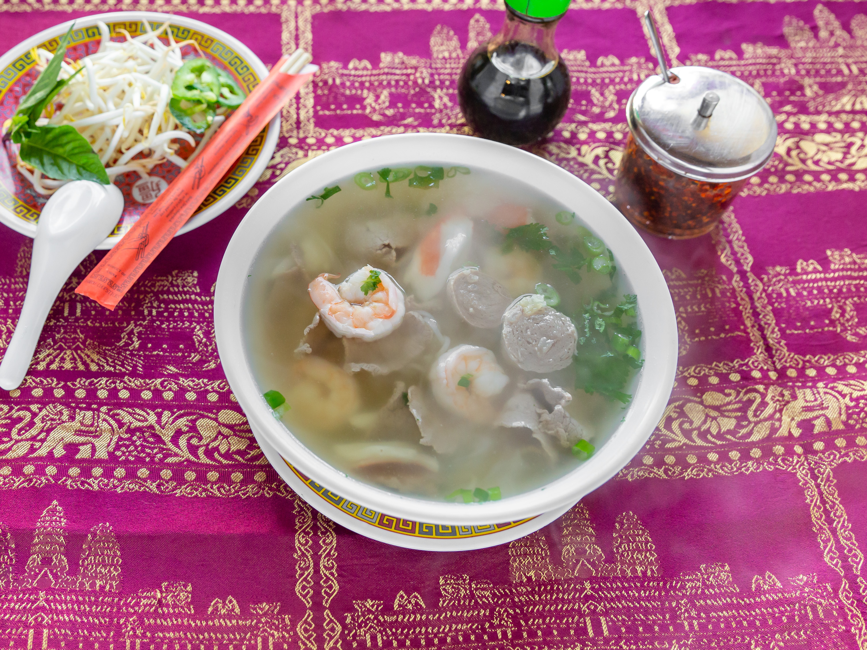 Order 7. Kuy Teav Phnom Penh food online from Hong Meas Restaurant store, Fall River on bringmethat.com