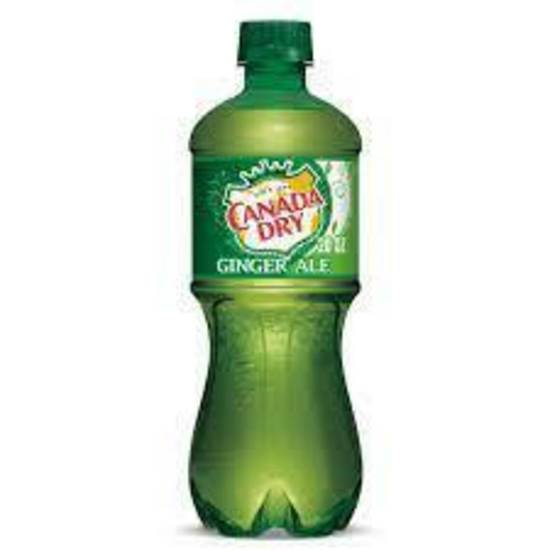 Order Canada Dry Ginger Ale 20 Oz Bottle food online from IV Deli Mart store, Goleta on bringmethat.com