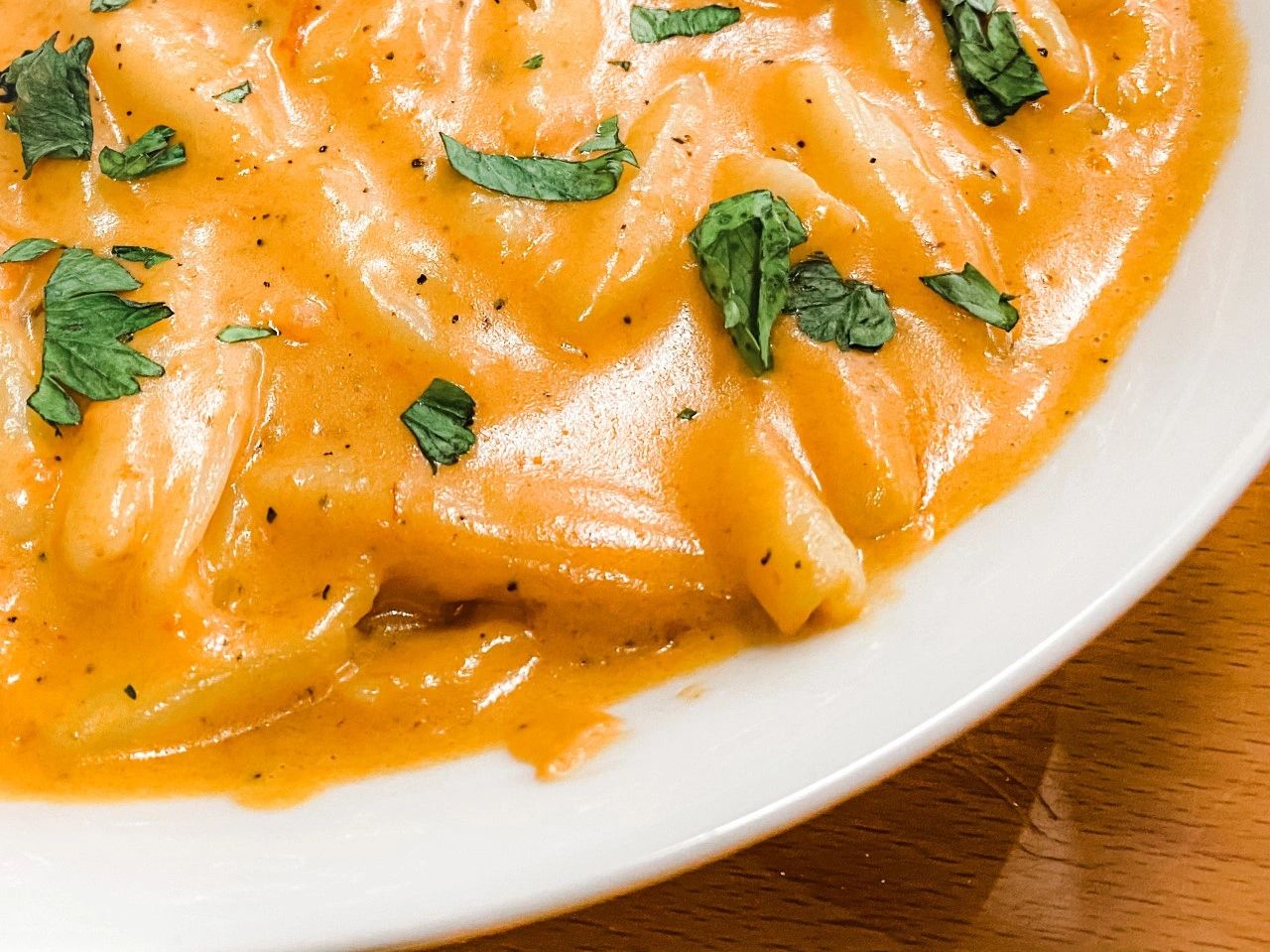 Order Penne alla Vodka food online from Rocco's Off Wooster store, Guilford on bringmethat.com