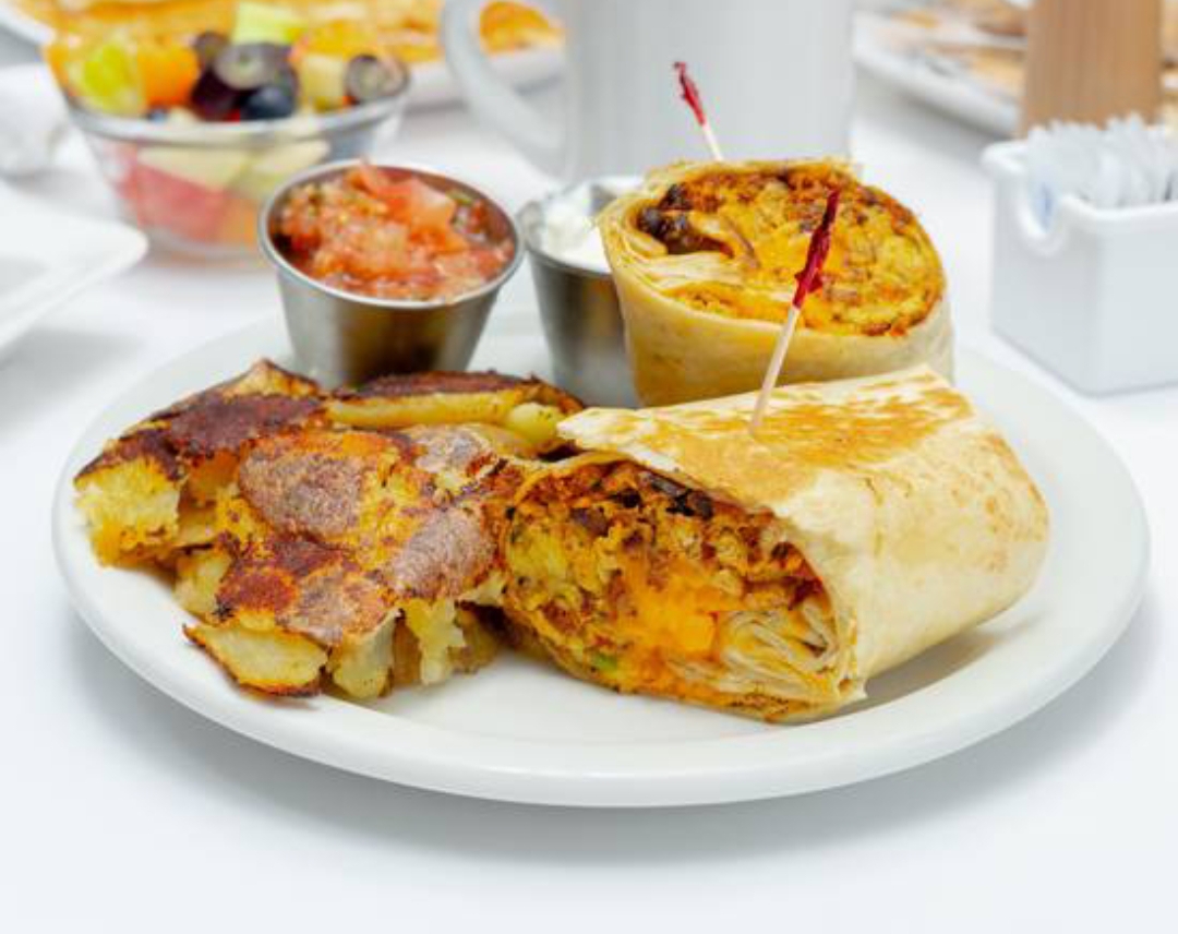Order Loaded Chorizo Burrito Meal food online from Garretts Mill Diner store, Stow on bringmethat.com