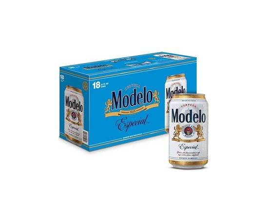 Order Modelo Especial 18 Pack Cans food online from Chevron store, La Quinta on bringmethat.com