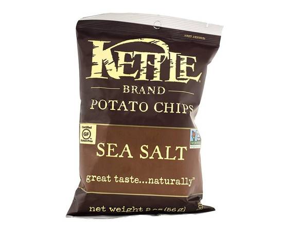 Order Kettle Brand Potato Chips Sea Salt (2 oz) food online from Classic Candy Shack store, San Francisco on bringmethat.com