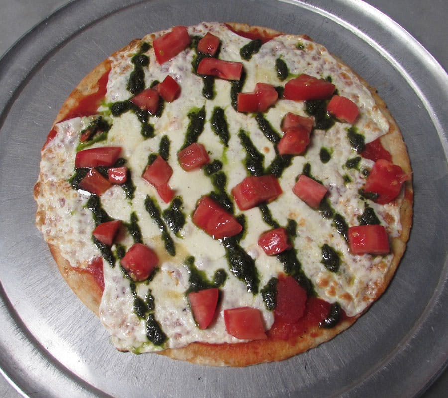 Order Personal Margherita Pizza - 10'' food online from Sopranos Pizzeria store, New Milford on bringmethat.com