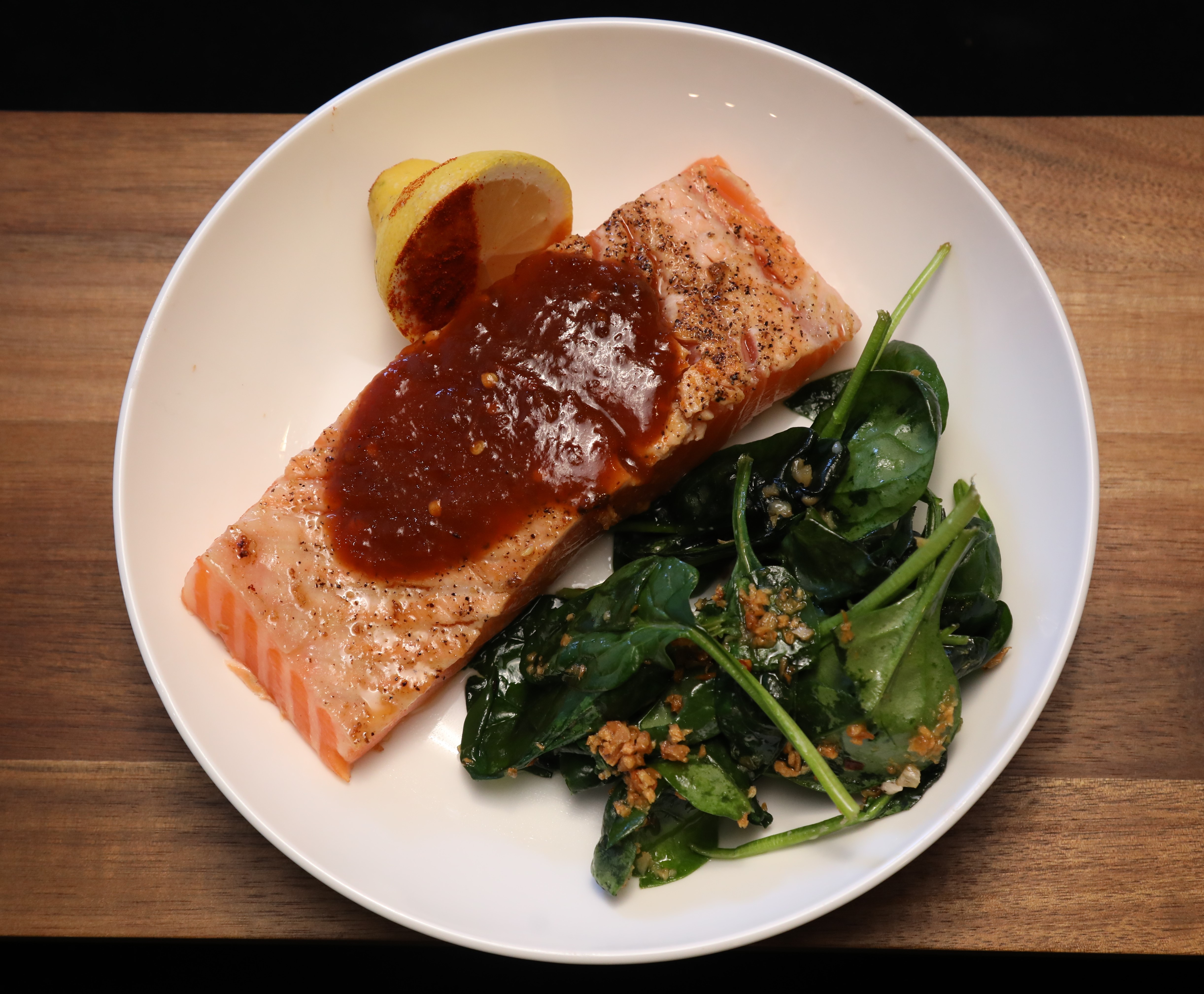 Order Pan Seared Salmon food online from Bobby Chez store, Collingswood on bringmethat.com