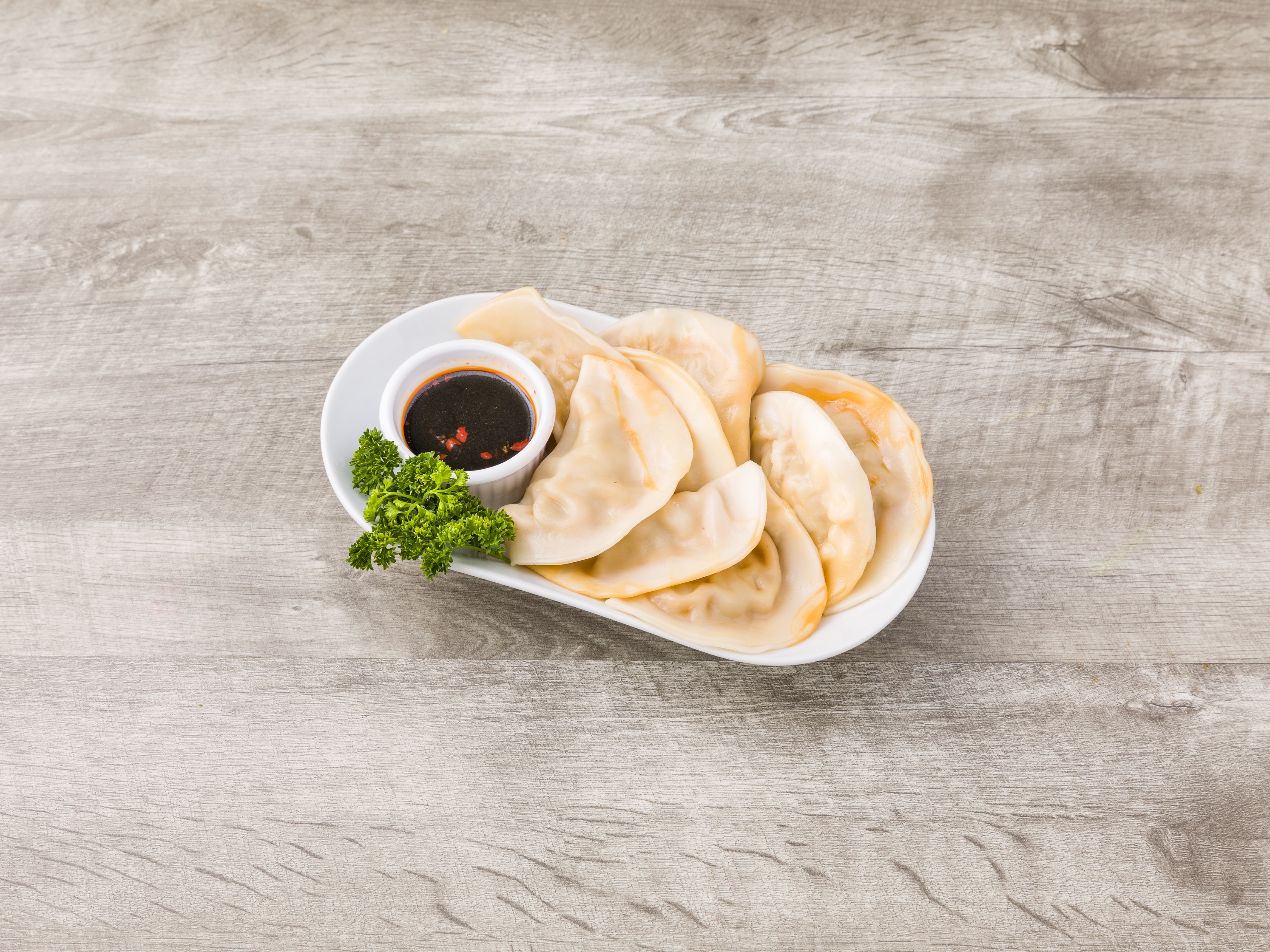 Order 19. Dumplings food online from Panda Pavilion Chinese Restaurant store, Cherry Hill on bringmethat.com