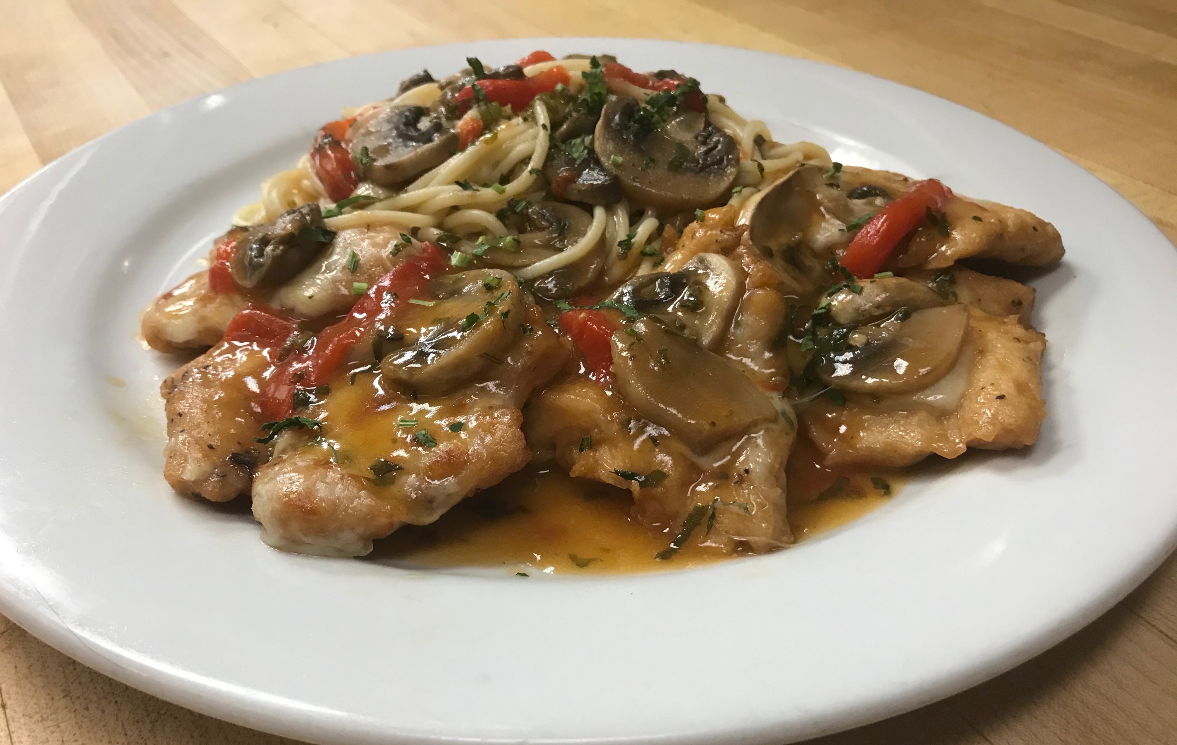 Order Chicken Madeira food online from Cuzino Pizza & Pasta store, Wilmington on bringmethat.com