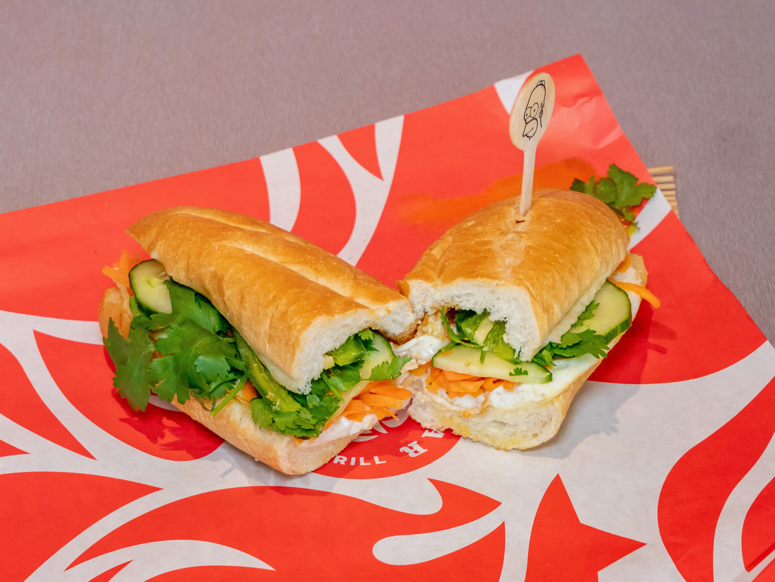 Order Fried Egg Banh Mi food online from Roostar Vietnamese Grill store, Houston on bringmethat.com