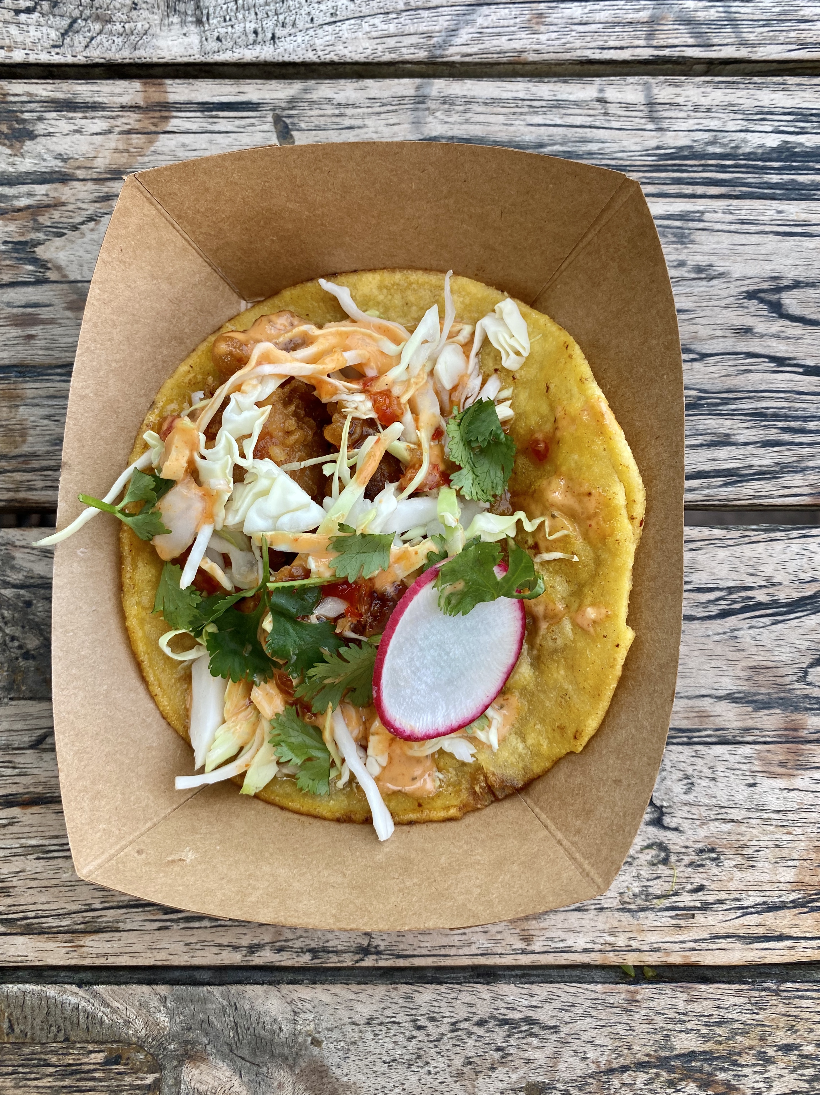 Order Chicken Taco food online from Steamy Piggy store, San Diego on bringmethat.com