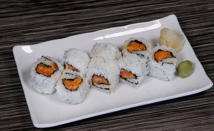 Order Spicy Salmon Roll (with Green Onion) (8pc) food online from Fujisan store, El Centro on bringmethat.com