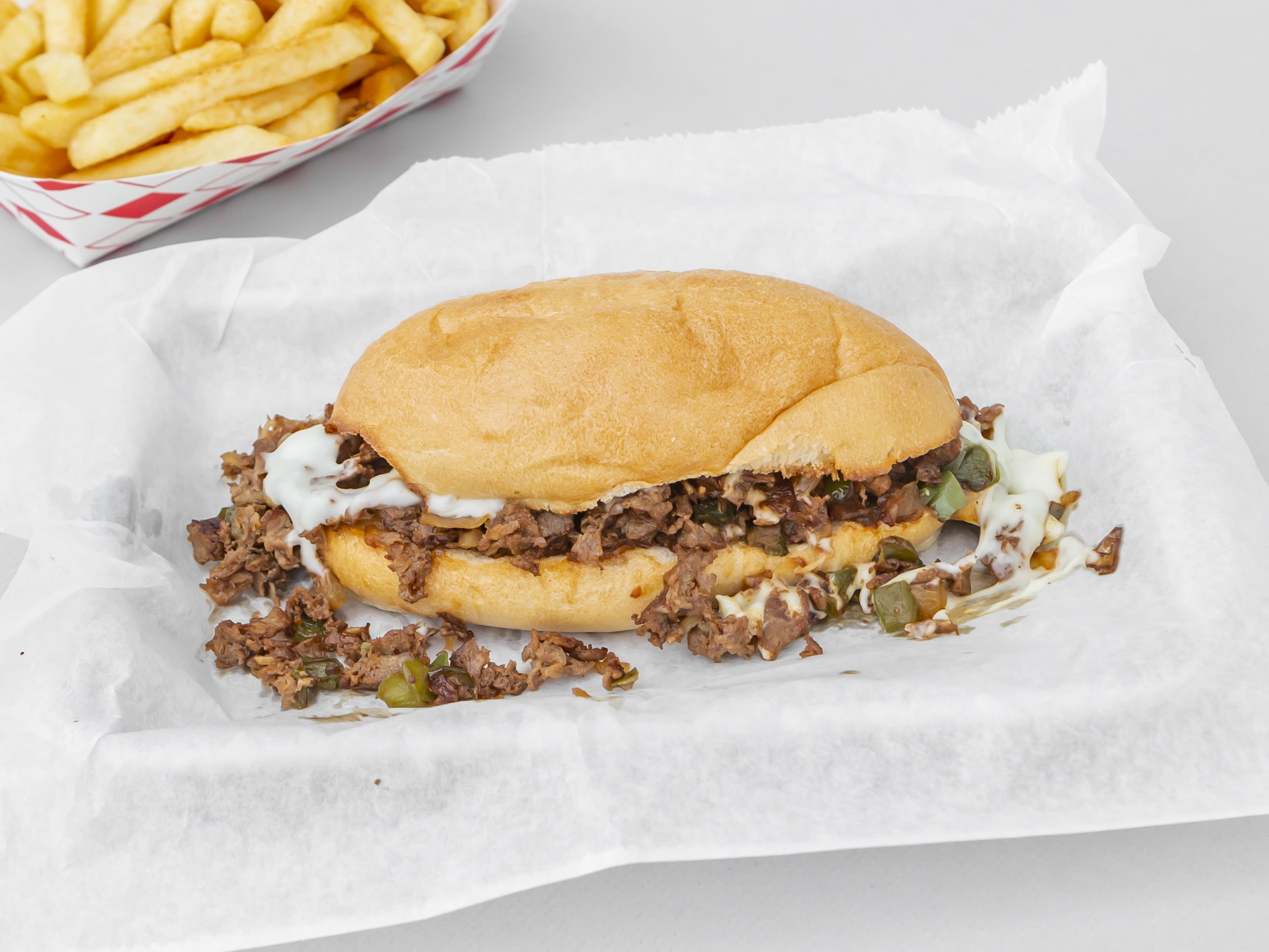Order Texas Philly Cheesesteak food online from Wing City store, Garland on bringmethat.com