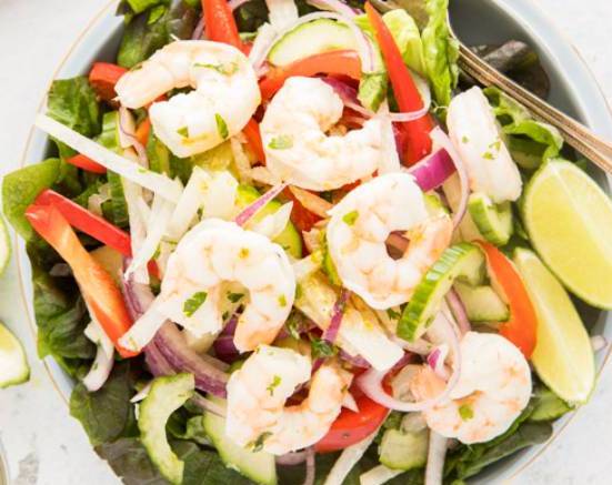 Order Shrimp Salad (Regular Size) food online from The Crab House store, Englewood on bringmethat.com