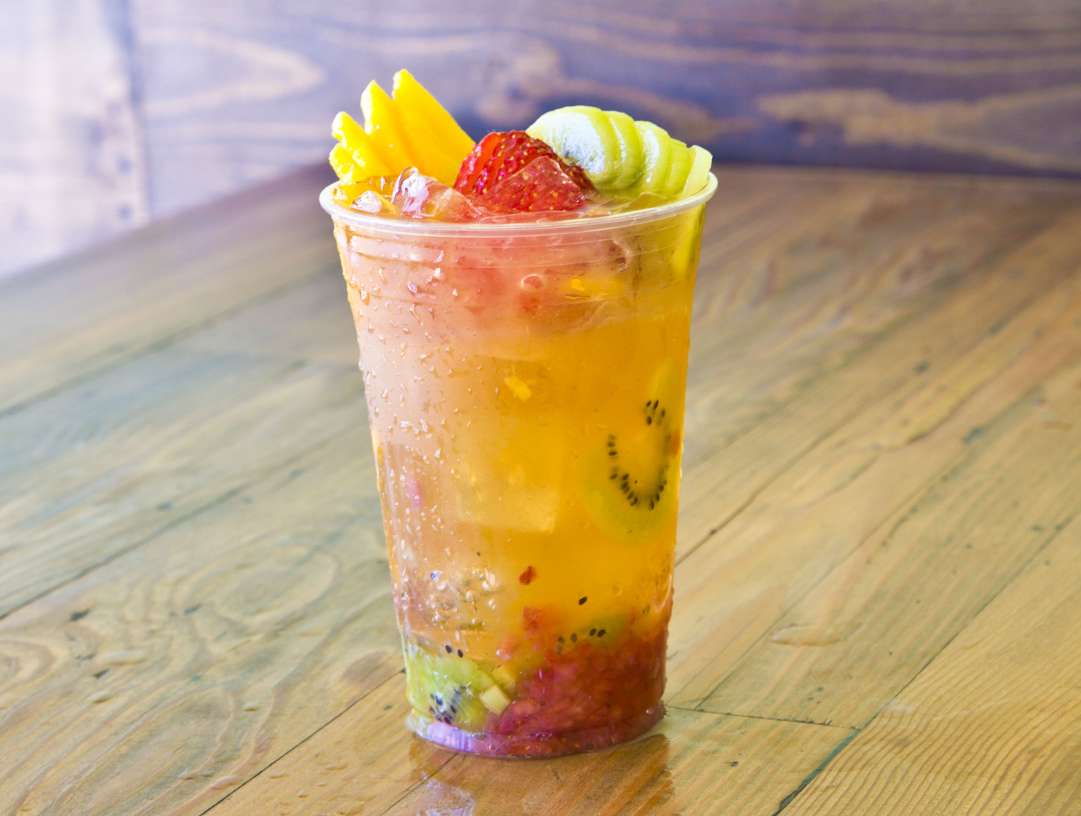 Order Iced Jasmine Tootea Fruite food online from Fruitealicious store, Frisco on bringmethat.com