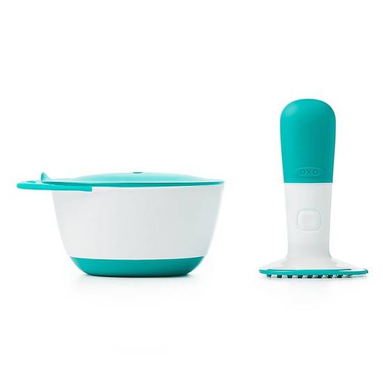 Order OXO Tot® Food Masher in Teal food online from Bed Bath & Beyond store, Weatherford on bringmethat.com