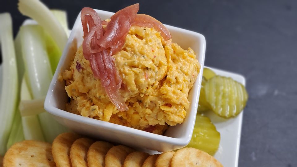 Order PImento Cheese food online from Initial Q Social Bar & Smokehouse store, Spartanburg on bringmethat.com