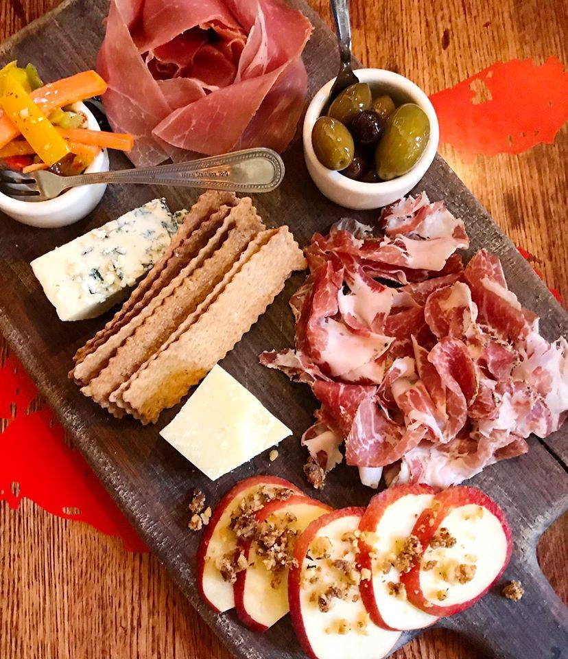 Order Chef's Meat and Cheese Board Large food online from Davanti Enoteca store, San Diego on bringmethat.com
