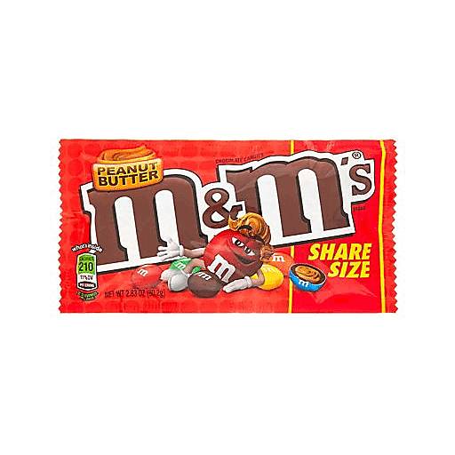 Order M&M Peanut Butter Share Size (2.83 OZ) 134125 food online from BevMo! store, Milpitas on bringmethat.com