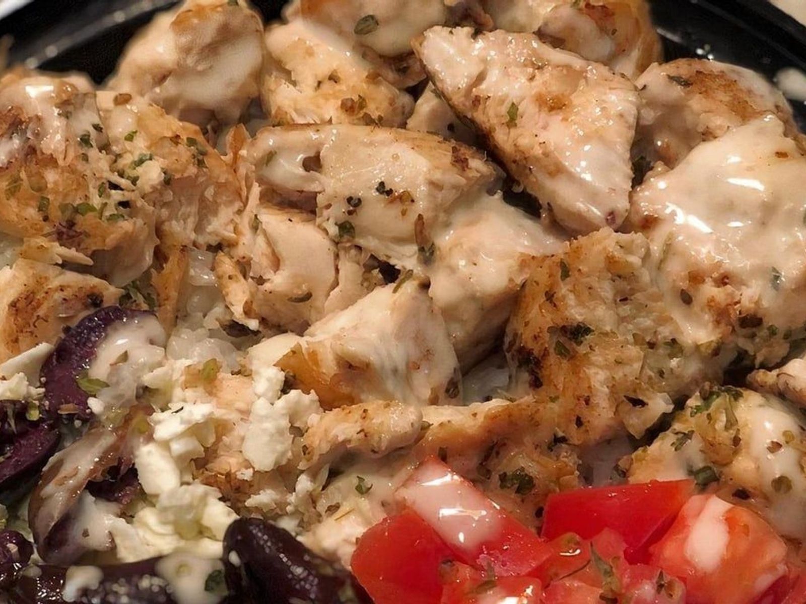 Order Mediterranean Bowl food online from Lisa's Family Pizzeria store, Wakefield on bringmethat.com