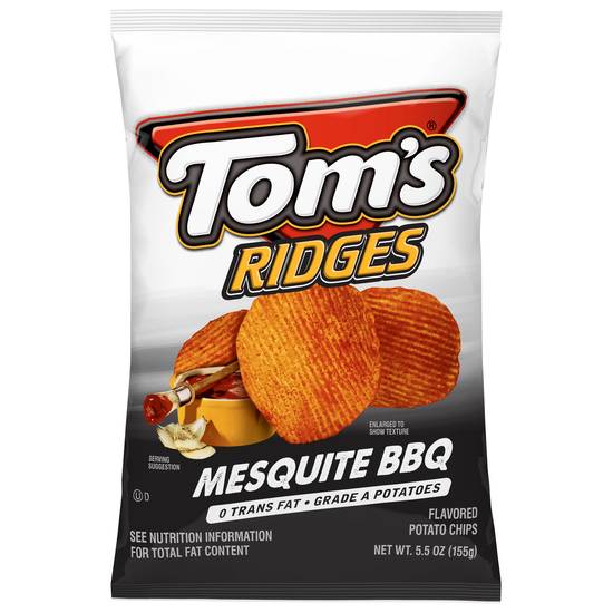 Order Tom'S Mesquite Bbq Ridges Potato Chips food online from Exxon Food Mart store, Port Huron on bringmethat.com