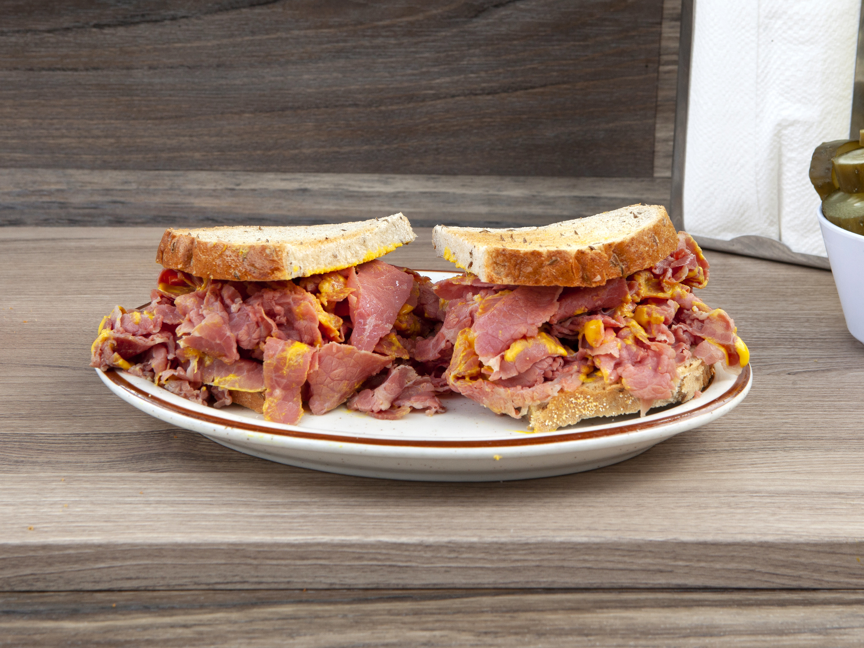 Order Hot Corned Beef French Dip food online from Johnnies Pastrami store, Culver City on bringmethat.com