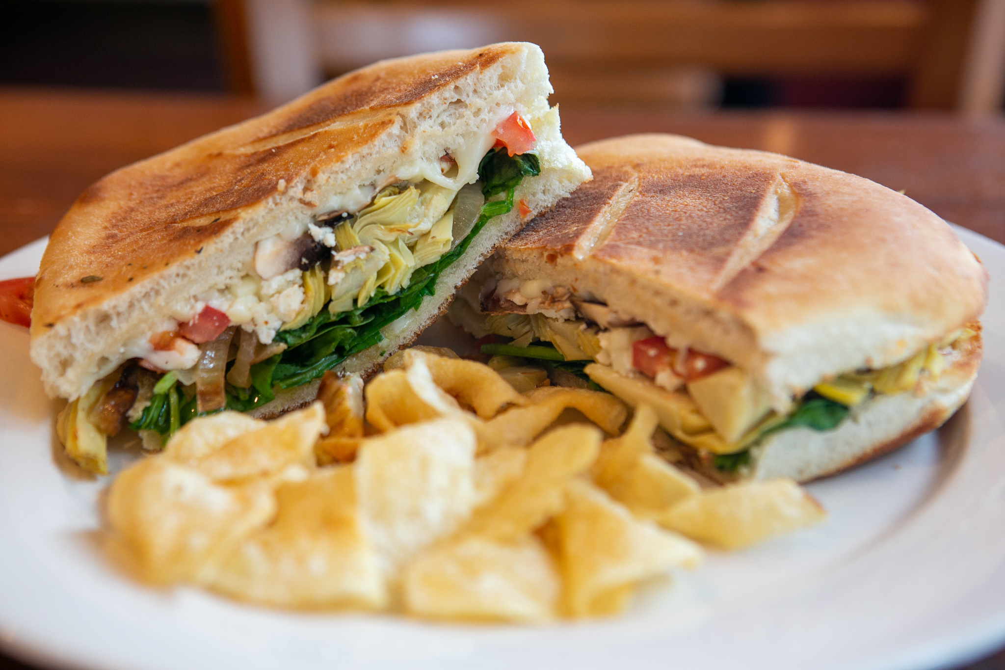Order Spinach and Artichoke Sandwich food online from Angelico Pizzeria Glover Park store, Washington on bringmethat.com