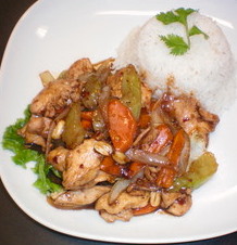Order C9. Kung Pao Chicken food online from Pho Crystal store, Fairview on bringmethat.com