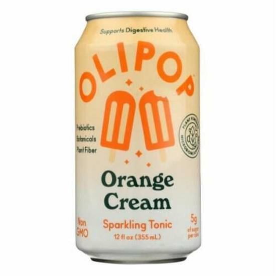Order Oli Pop Sparkling Tonic - Orange Cream food online from IV Deli Mart store, Goleta on bringmethat.com