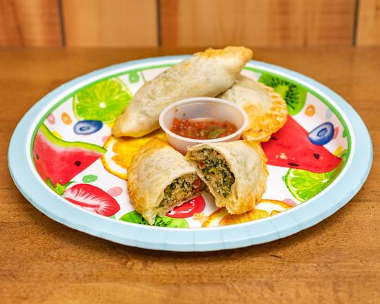 Order Spinach and Cheese Empanada food online from Abuelita Empanadas store, Boulder County on bringmethat.com