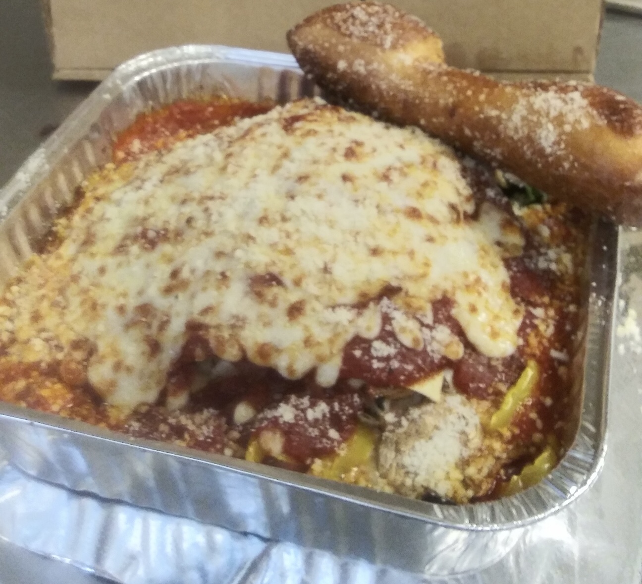 Order Vegetarian Lasagna food online from Zoner Pizza, Wings & Waffles store, Warner Robins on bringmethat.com