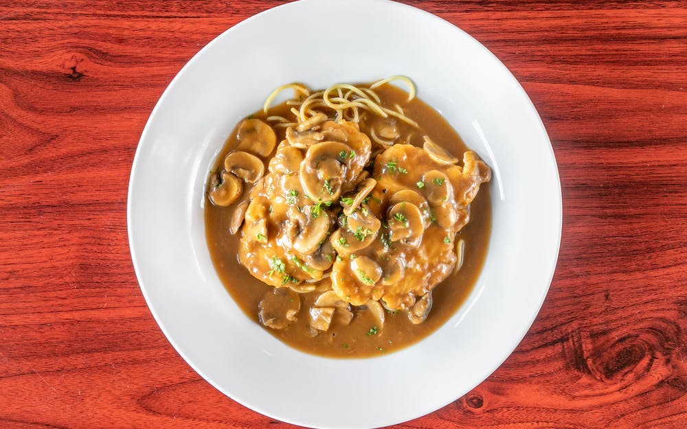 Order Chicken Marsala Lunch - Lunch food online from Bellissimo store, Colleyville on bringmethat.com