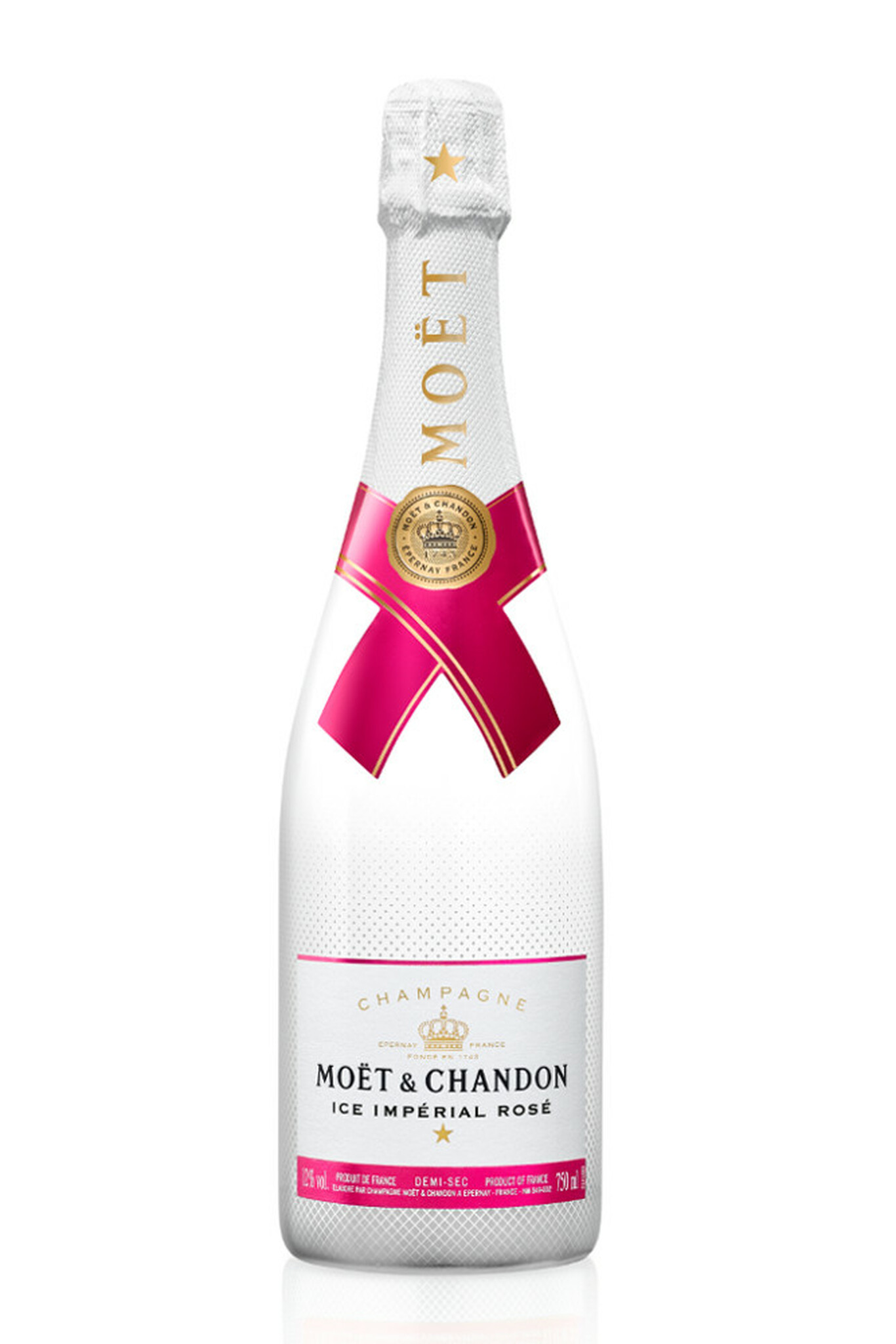 Order Moet & Chandon Champagne Ice Imperial ROSE, 750mL  food online from Shamrock Wines & Liquors store, Bronx on bringmethat.com