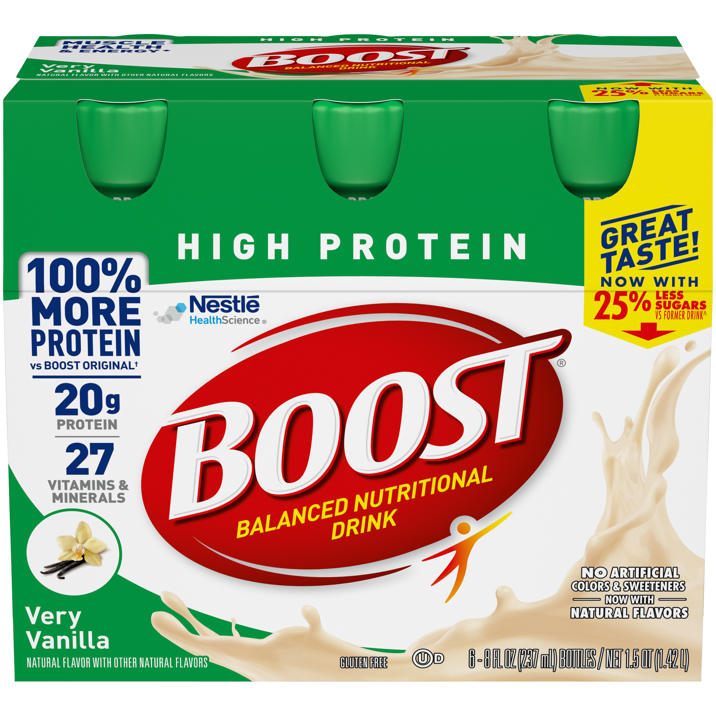 Order Boost High Protein Ready to Drink Nutritional Drink  -Very Vanilla 8 fl oz - 6 ct food online from Rite Aid store, ELMIRA on bringmethat.com