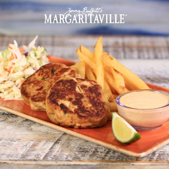 Order Crab Cakes food online from Jimmy Buffet's Margaritaville store, Myrtle Beach on bringmethat.com