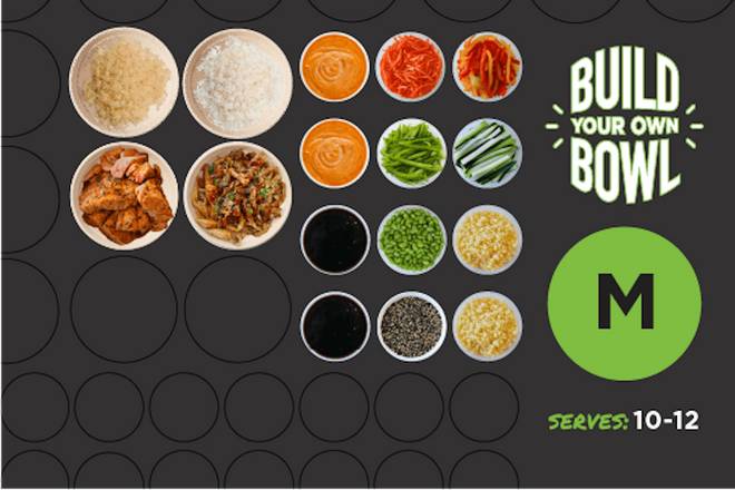 Order byo bowl spread (medium) food online from Fusian store, Westerville on bringmethat.com