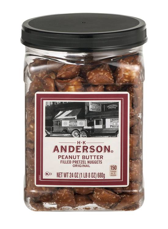 Order HK Anderson Peanut Butter Filled Pretzel Nuggets (24 oz) food online from Rite Aid store, Yamhill County on bringmethat.com